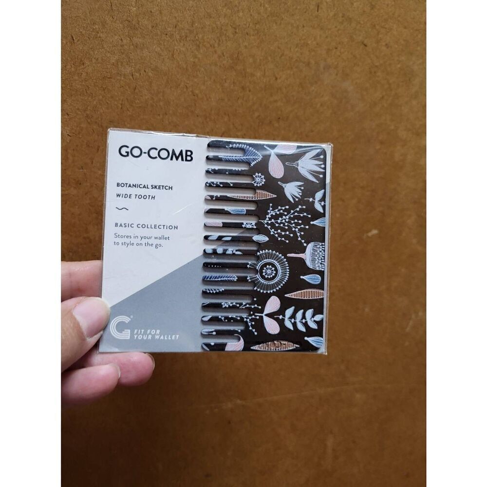 Botanical Sketch pocket comb